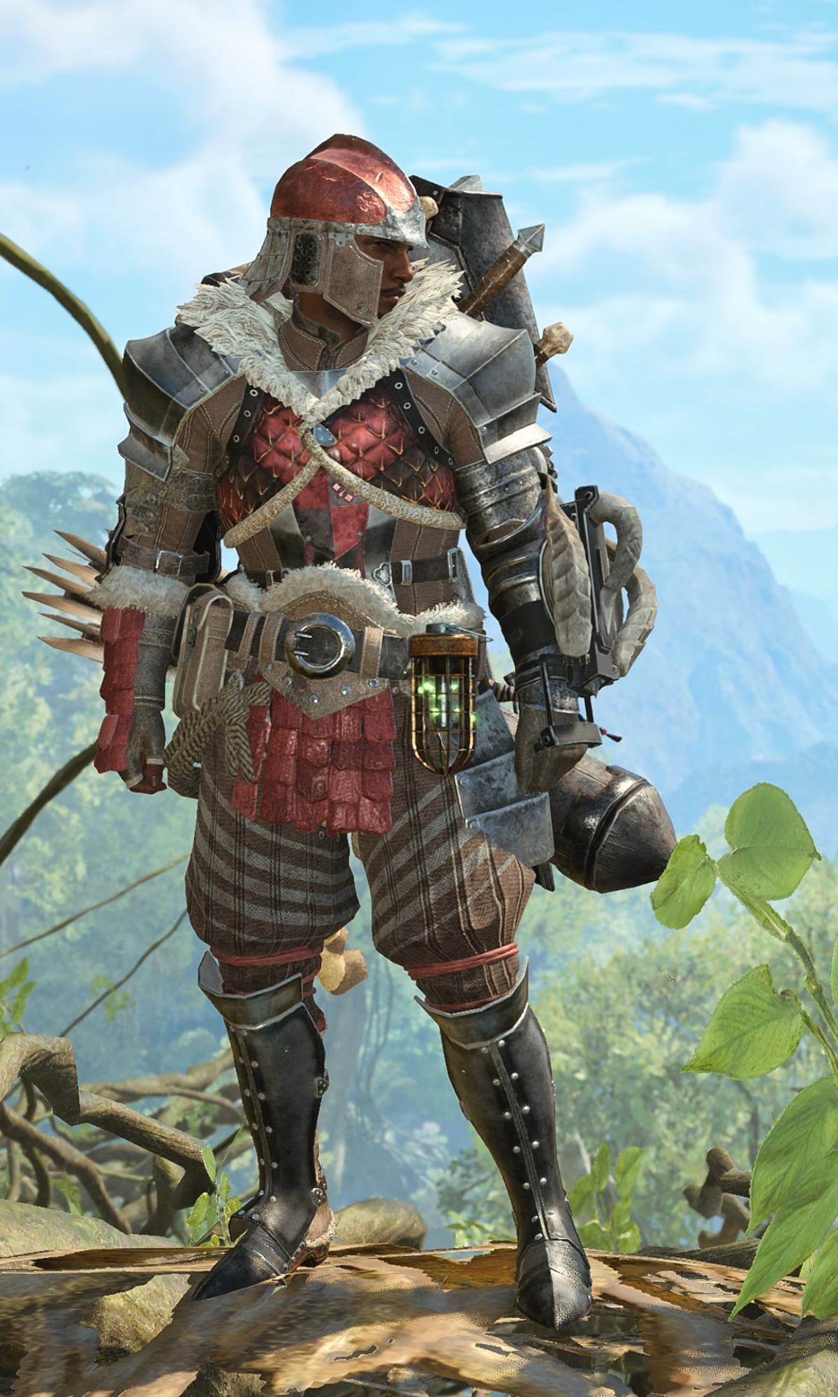 Basic Red Hunter Armor